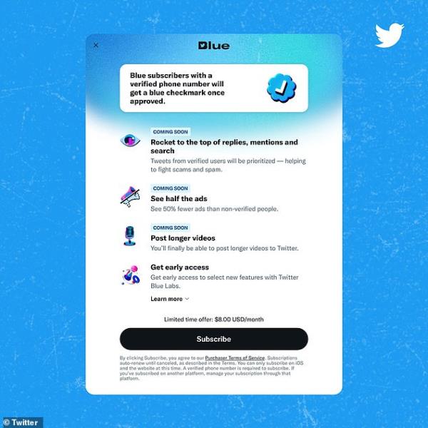 Twitter Blue first rolled out in early November, but users were quick to take advantage of the ability to purchase a checkmark.  The platform has been flooded with accounts imperso<em></em>nating celebrities and corporations, including Mr. Musk himself