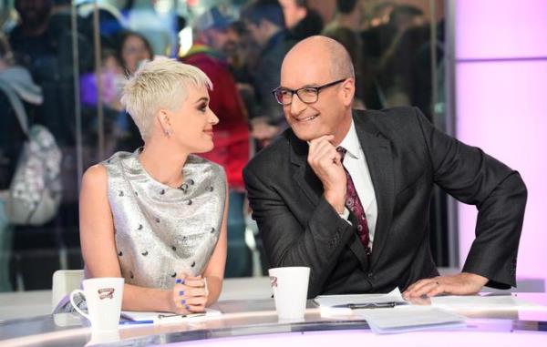 Katy Perry co-hosts Sunrise Morning Show in Sydney. Photo Jeremy Piper