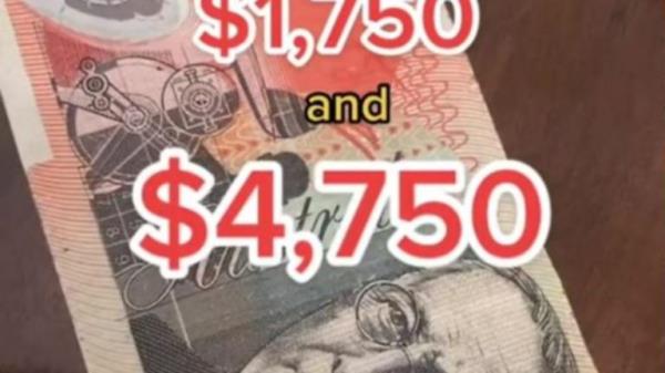 拥有一张“罕见的”20澳元钞票，澳大利亚人可能会坐拥一笔小财富