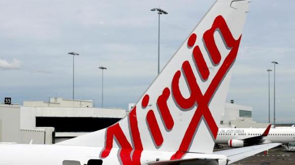 SYDNEY, AUSTRALIA - NewsWire Photos - SEPTEMBER 09, 2022: General generic editorial stock image of Virgin airplane at Sydney Domestic Airport. Picture: NCA NewsWire / Nicholas Eagar